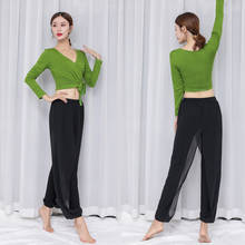 Belly Dance Costume For Women Oriental Bellydance Top + Chiffon Pants money Practice Clothings Ladies Dancewear Training Suit 2024 - buy cheap