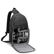 Водонепроницаемый однообъективной цифровой зеркальной фотокамеры сумки мульти-функциональная Камера сумка для Canon 200d 4000d m50 Камера рюкзак для Nikon d3500 sony a6000 2024 - купить недорого