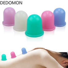 Silicone Cupping Body Massager Anti Cellulite Vacuum Cans Silicone Suction Cupping Cups Back Neck Body Massage Face Lift Tools 2024 - buy cheap