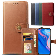 Luxury Flip Leather Case For Huawei P30 P20 Lite Y5 Y9 Prime 2019 P Smart Z Book Cover For Honor 8S 9X 20 Pro Nova 5i Mate 30 2024 - купить недорого