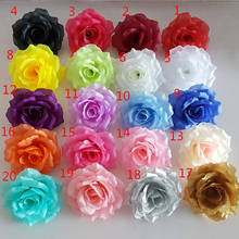 5pcs/10cm lot Artificial Flowers Silk Roses Heads For Wedding Decoration Party Fake Scrapbooking Floral Wreath Home Accessories 2024 - buy cheap