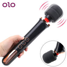 OLO 10 Frequency Magic Clit Stimulator Vibrator AV Stick Wand Body Massager Lesbian Vagina Vibrator Sex Toys for Women 2024 - buy cheap