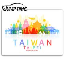 Jump Time for  Taiwan Taipei Vinyl Stickers Asia Fun Travel Sticker Luggage Truck Window Bumper Decal Waterproof Accessories 2024 - buy cheap