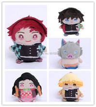 5 Styles Kimetsu no Yaiba Tomioka Giyuu Cosplay 10CM Plush Keychain Pendant For Anime Soft Kids Gifts ZYTJ 2024 - buy cheap