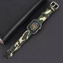 camouflage Strap series 4 3 2 1 nylon loop For Apple Watch Band 42MM 38MM 40/44mm for iWatch Band Sports Buckle 5 6 7 41mm 45mm 2024 - buy cheap