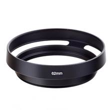 62mm Camera Lens Hood Metal Vented  Screw-in Lente Protect For Canon Nikon Sony Leica Olympus Pentax 2024 - buy cheap