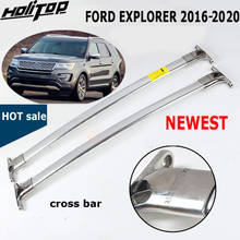 Garantía de Calidad, Portaequipajes de techo de acero inoxidable para Ford Explorer, barra transversal, carril de techo para Ford Explorer 2016-2020.304, real y potente 2024 - compra barato