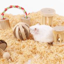 Pet hamster rabbit guinea pig parrot playing birds molar small toy apple branch wooden pet supplies toy 2024 - buy cheap