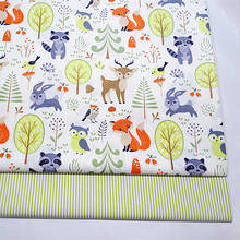 Printed Deer Kids Twill Cotton Fabric,Patchwork Cloth,DIY Sewing Quilting Fat Quarters Material For Baby&Child 2024 - buy cheap