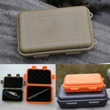 2pcs Outdoor Airtight Survival Storage Case Shockproof Waterproof Camping Travel Container Carry Storage Box Size S/L 2024 - buy cheap