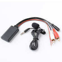 2020 Hot Car Universal 2RCA Bluetooth 5.0 Adapter AUX Music + MIC Call For Alpine Pioneer Durable And Practical 2024 - buy cheap