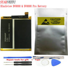 Starveitu-bateria para smartphone, compatível com blackview bv8000 pro, 4180mah, testada em estoque. 2024 - compre barato