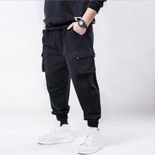 Autumn Men Sweatpants pocket pencil pants plus size big 5XL 6XL 7XL man casual pants high street wear elasticity Stretch 48 50 2024 - buy cheap