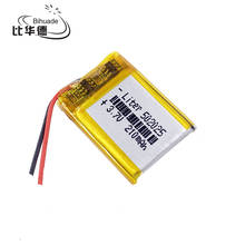 10pcs Chinese 502025 3.7v lithium ion battery 210 mah Li polymer battery for portable audio and flashlight led 2024 - buy cheap