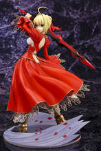 Figura DE ACCIÓN DE Fate Stay Night, modelo coleccionable de PVC de 23cm, sable Extra rojo, Nero, Claudius, Caesar, auminus y Germanicus Fighting 2024 - compra barato