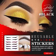 20pcs Reusable Eyeliner Stickers Fashion Eyes Sticker Makeup Eyeliner Eyeshadow Face Sticker Eyes Makeup BlingBling Eyes Sticker 2024 - buy cheap