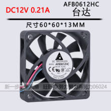 The original delta 6013 6CM 6 cm fan AFB0612HC -F00 0.21A 60*60*13MM three line double ball power supply, chassis cooling fan 2024 - buy cheap