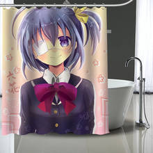 Personalizado anime chuunibyou demo koi ga shita cortinas de chuveiro diy banheiro cortina tecido poliéster lavável para banheira arte decoração 2024 - compre barato