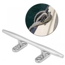 6" 316 Stainless Steel Marine Boat Dock Deck Rope Cleat Hollow Base Bollard Boat Accessories Marine 2024 - buy cheap