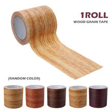 Rollo de cinta adhesiva para reparación de muebles del hogar, adhesivo de madera, impermeable, autoadhesivo, 1 unidad 2024 - compra barato