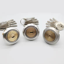 Cilindro de fechadura da porta de cobre de alta qualidade com 6 chave interruptor rotativo para fechadura da porta cilindro peças reposição ferragem 2024 - compre barato