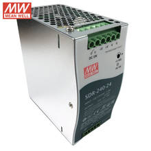 MEAN WELL-fuente de alimentación conmutada de Riel DIN Delgado, 240W, 110V/220V, CA a 24V/10A, 24V/5A, Transformador Industrial de riel, SMPS 2024 - compra barato