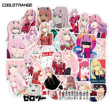 Pegatinas de Anime DARLING In The FRANXX para portátil, monopatín, equipaje, refrigerador, cuaderno, casco, pegatina de dibujos animados de juguete, 10/30/50 piezas 2024 - compra barato