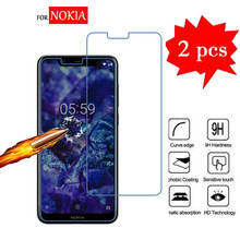 2PCS Premium Tempered Glass for Nokia 1 5.1 Plus Screen Protector 9H Explosion-proof LCD Film Cover for Nokia 5.1 Nokia 1 Glass 2024 - buy cheap