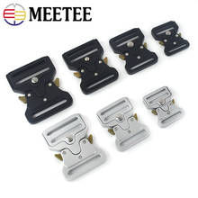 Meetee 1pc/2pcs 25/32/38/45mm Metal Release Buckle Backpack Strap Webbing Hook Clasp Safety Band Belt Buckles DIY Bag Accessory 2024 - buy cheap