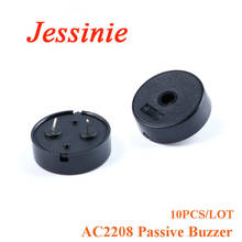 10pcs AC2208 Passive Piezoelectric Buzzer AC 3-24V 22*8mm Mini Piezo Buzzers Speaker Frequency 4KHZ Diy Electronic 2024 - buy cheap
