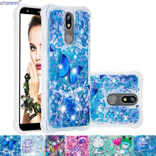 Funda protectora para LG X4 2019, cubierta completa líquida brillante para LG Stylo 5, K40, Xpression Plus 2, Harmony 3, arena movediza brillante 2024 - compra barato