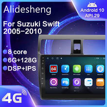 Автомагнитола для Suzuki Swift 2005, 2006, 2007, 2008, 2009, 2010, Android 10,0, DSP, навигация, мультимедийный плеер, GPS, IPS, 2DIN, без DVD 2024 - купить недорого