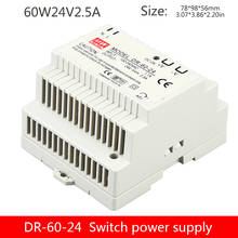 Switching Power Supply DR-60-24 60W 24V 2.5A Din Rail Power Supply Plastic Case Spot Industrial Grade Rail Power Supply 2024 - buy cheap