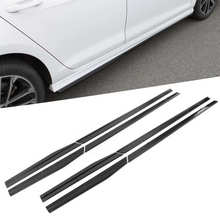 Para rz estilo saia lateral do carro extensões rocker winglet divisores spoiler lábio apto para vw golf mk7 mk7.5 gti r r-linha 2013-2020 2024 - compre barato