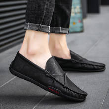 Outdoor comfortable Men Shoes Moccasin Loafers Man Leather Shoes Fashion Masculino Classic Handmade Slip On Driving Casual Shoes 2024 - buy cheap