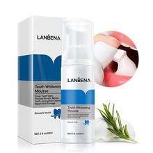 LANBENA Teeth Whitening Mousse Tooth Whitening Cleaning Whitener Teeth Oral Hygiene Toothpaste Bleaching Remove Stains Plaque 2024 - buy cheap
