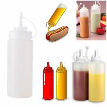 Garrafas de óleo e azeite 240ml, para molhos quentes da mostarda, mayo, acessórios de cozinha, 1 peça 2024 - compre barato