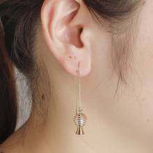 QIMING Simple Long Pearl Earrings For Women Female Wedding Jewelry Party Vintage Drop Dangle Earrings Gold Chain Fashion Ear 2024 - buy cheap