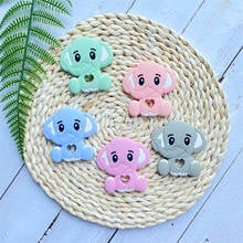 1PCS Elephant Silicone Baby Teethers For Teeth Silicone Rodent Toys For Baby Bpa Free Rattle Baby Personalized Teething Toy 2024 - buy cheap