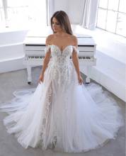 Vestido de novia De encaje con cordones, vestido de novia, vestido De novia 2024 - compra barato