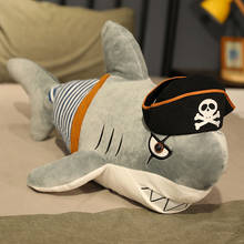 1pcs Shark Plush Toys Funny Sleeping Pillow Travel Companion Toy Gift Pirate Shark Cute Stuffed Animal Fish Pillow Toys For Kids 2024 - buy cheap
