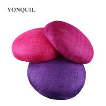 Sinamay-sombreros de tocado de 4 capas para mujer, accesorios formales para el cabello, fiesta, Fedora, 15 CM 2024 - compra barato