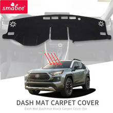 Smabee Dash коврик Dashmat для Toyota RAV4 2019 2020 XA50 RAV 4 противоскользящая накладка на приборную панель солнцезащитный защитный коврик аксессуары 2024 - купить недорого