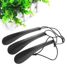 1PCS 19 Cm Black Alloy Shoe Horn Spoon Shape Shoehorn Shoe Lifter Professional Flexible Sturdy Slip 2024 - buy cheap