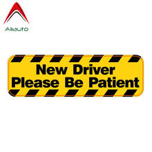 Aliauto Warning Car Sticker New Driver Funny Decal Accessories PVC for Mercedes Honda Toyota Volkswagen Renault Opel VW,17cm*4cm 2024 - buy cheap
