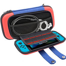 Портативный чехол для Nintendo Switch PU, сумка для хранения игр, Жесткий Чехол для аксессуаров консоли Nitendo Switch NS 2024 - купить недорого