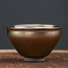 Jianyang Jianzhan Tea Cup Colored Gold Drops Of Oil Tianmuzhan Raw Ore Iron Tire Couple Cups Tea Bowl Kung Fu Teacup Gifts 2024 - buy cheap