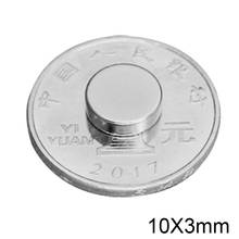 10~200pcs Permanent NdFeB Strong Powerful Magnets 10x3 mm N35 Round Magnets 10x3mm Neodymium Magnet Dia 10*3 mm Circular10 2024 - buy cheap