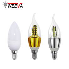 LED Candle Bulb E27 E14 Energy Saving Lamp Light 220V 3W 5W 7W E12 B15 B22 Bombilla Lampara Chandelier Home Decoration Spotlight 2024 - buy cheap