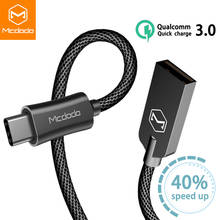 Mcdodo 2A Nylon USB Type C QC 3.0 Cable for Samsung Galaxy S9 S8 Fast Charging Data Cable for Huawei Mate 20 Pro Xiaomi 8USB-C 2024 - buy cheap